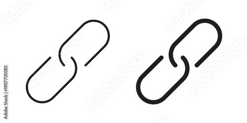 Link icon suitable vector symbol for graphic design, logo, web site, social media