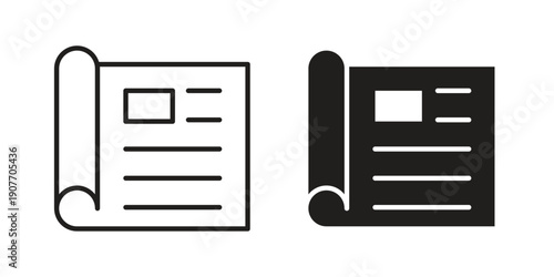 Magazines icon suitable vector symbol for graphic design, logo, web site, social media