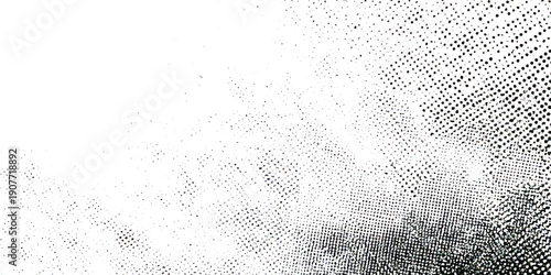 Abstract design with halftone dots background and texture background with a distressed design this vector design are dirty and scratches frame. Dust particle and dust grain texture .
