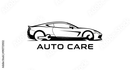 Car Auto Care Service Logo.