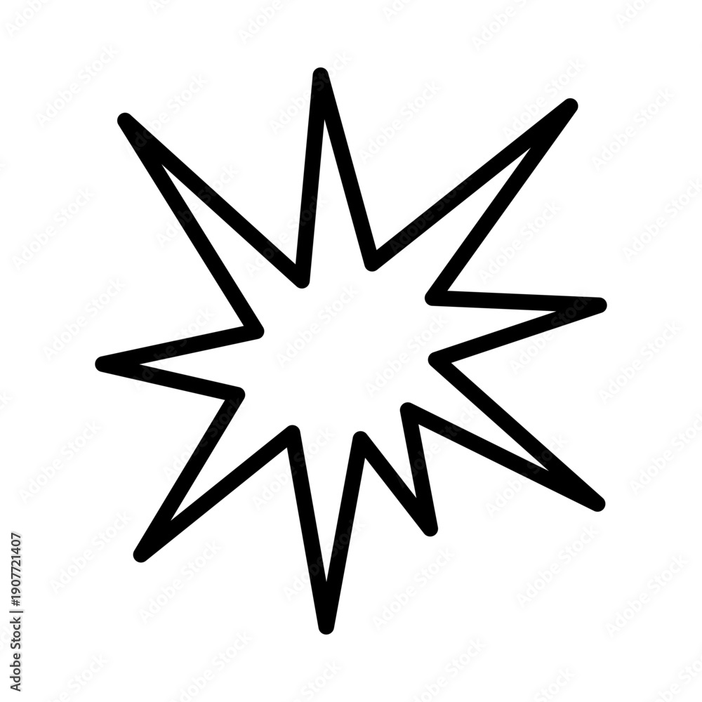 Obraz premium Spark Icon