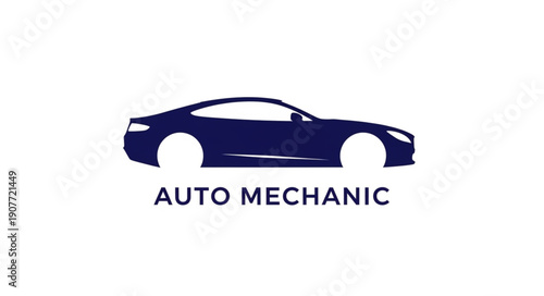 Car Auto Mechanic Service Logo.