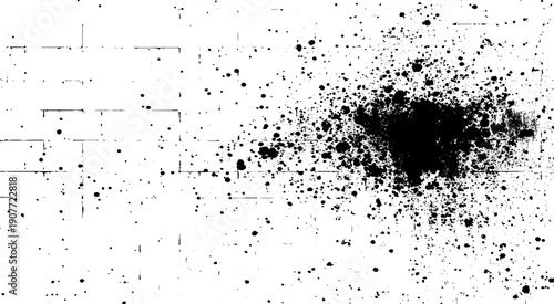 Abstract distressed grunge texture background. Grunge texture of a rough surface dotted with dots of different sizes. 