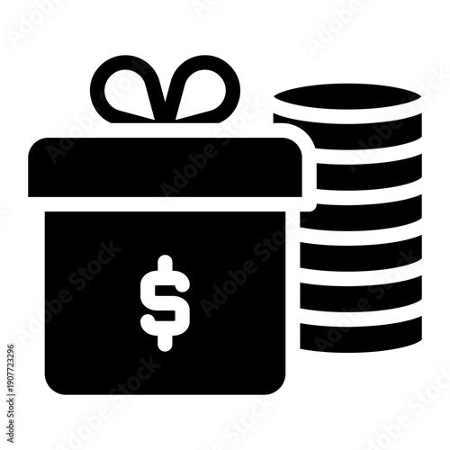 Grant Funding solid icon