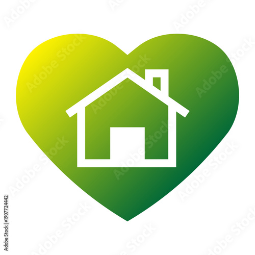 Social Housing Support green gradient icon