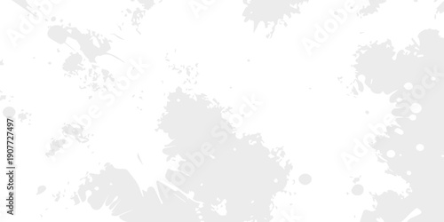 Abstract grunge background with a vintage floral frame featuring black ink splats and a dirty paint texture design