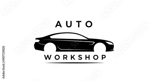 Car Auto Workshop Logo Design.
