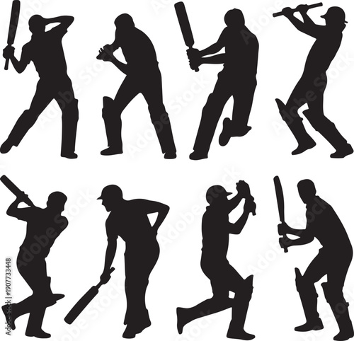 cricket silhouettes