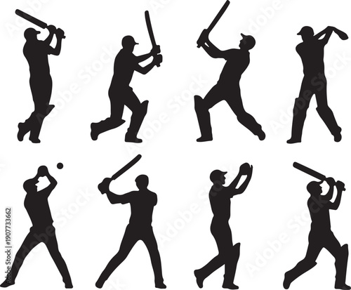 cricket silhouettes