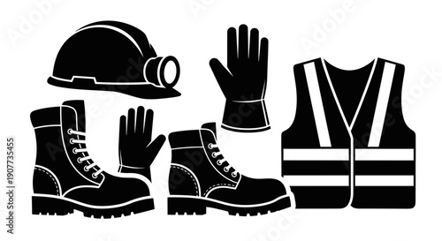 Safety Equipment for Workers and Construction Sites.