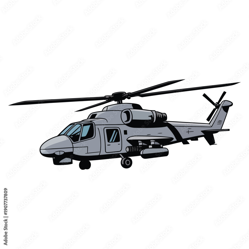 Fototapeta premium helicopter in flight