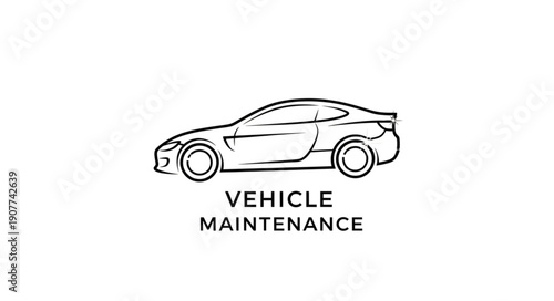 Car Maintenance Illustration Graphic Design.