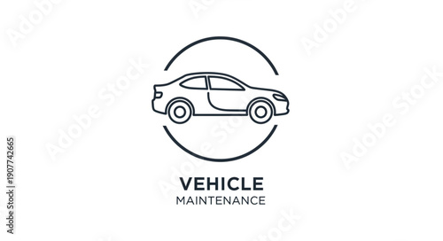Car Maintenance Logo Design Element.