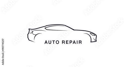 Car Repair Service Illustration Graphic.
