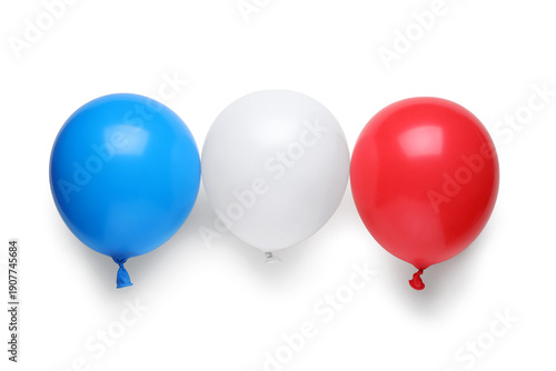 France flag made of air bal...