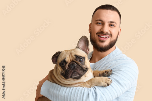 Handsome young happy man wi...