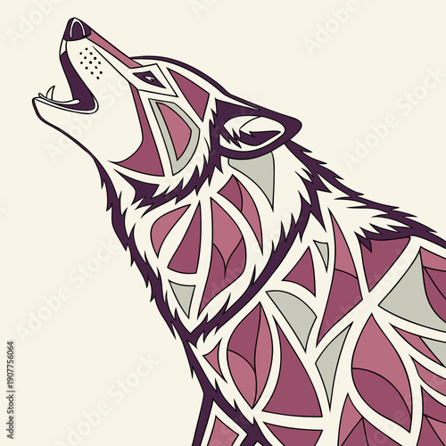 Conceptual gallery-style animal artwork, abstract lion portrait, expressive brush strokes, modern artistic background for creative use