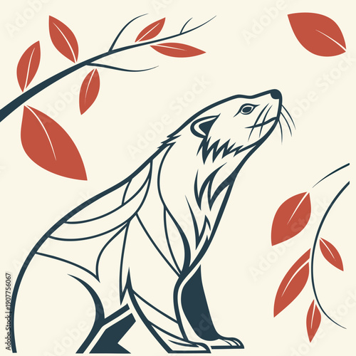 Conceptual gallery-style animal artwork, abstract tiger portrait, expressive brush strokes, modern artistic background for design