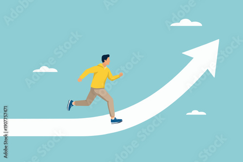 Running Towards Success Path