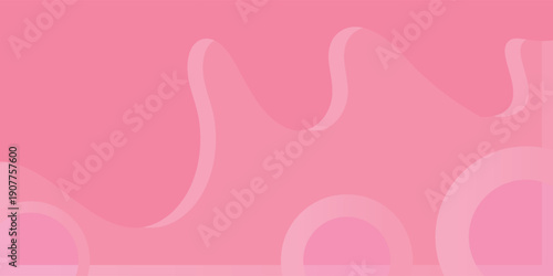 Modern pink abstract background with fluid shapes and soft gradients. Perfect for web design, social media, and creative projects illustration