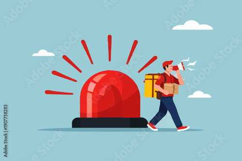 Delivery And Warning Signal