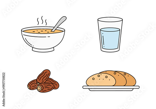 Nutrients Healthy Food Components Meal Preparation Culinary Fresh Organic Energy Diet Nutrition Wellness Breakfast Lunch Dinner Cuisine Simple