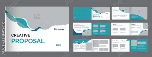 Proposal design creative proposal template landscape brochure proposal
