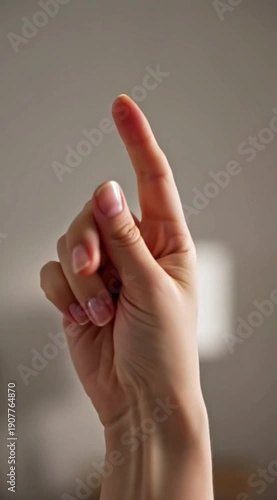 A hand with fingers spread apart