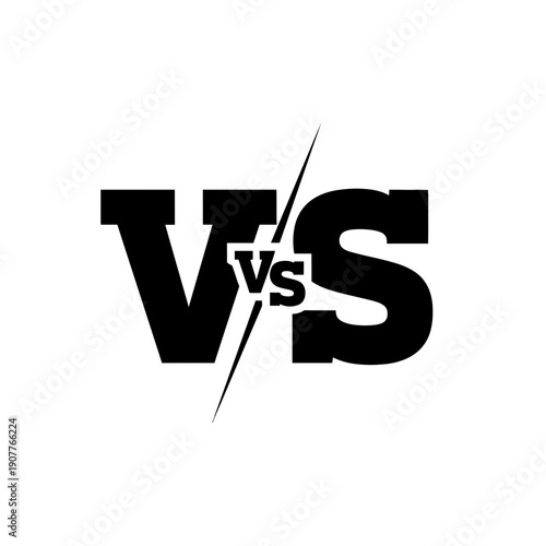 VS Comparison Icon – Versus Battle Contrast Matchup Symbol