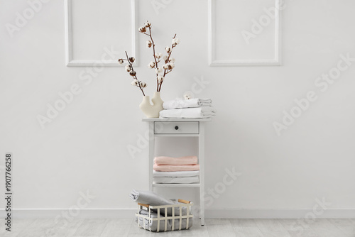 Coffee table with basket, v...