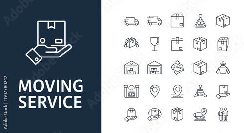 Weather forecast icons sun clouds rain snow and temperature