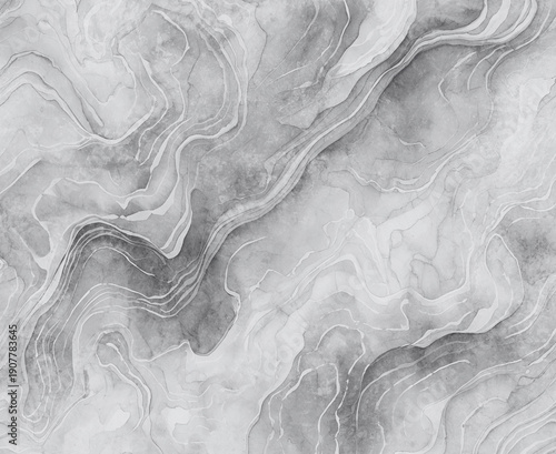 Abstract illustration with marble-like texture in shades of  grey to be used as wallpaper, poster and banner design