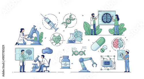 Medical and Scientific Research with Advanced Technology and Innovation