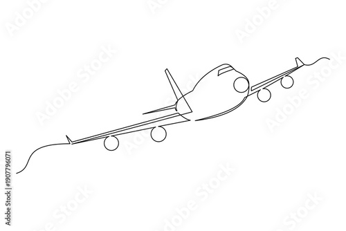 airplane isolated on white