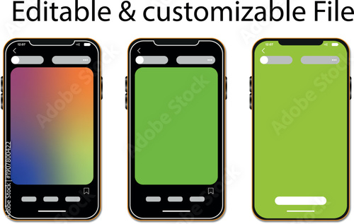 Instagram 2026 reels post story engagement elements with like comment share buttons transparent background and green screen overlay for creative social content