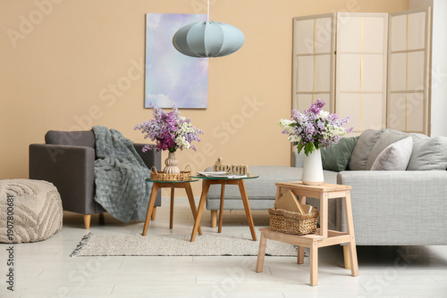 Interior of living room wit...