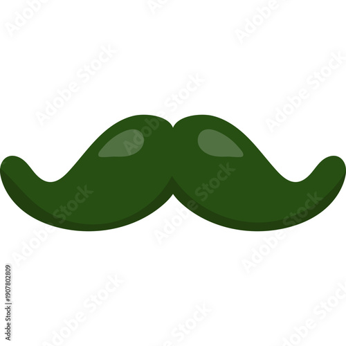 Mustache St Patrick's Illustration