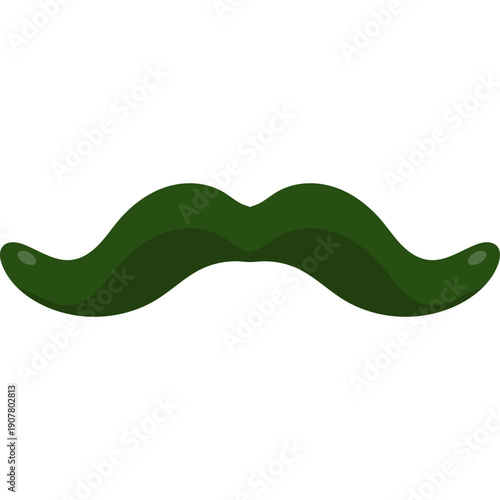 Mustache St Patrick's Illustration