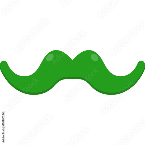 Mustache St Patrick's Illustration