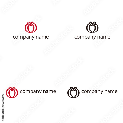 Abstract Tomato Logo Concept for Fresh Food and Organic Brand Identity