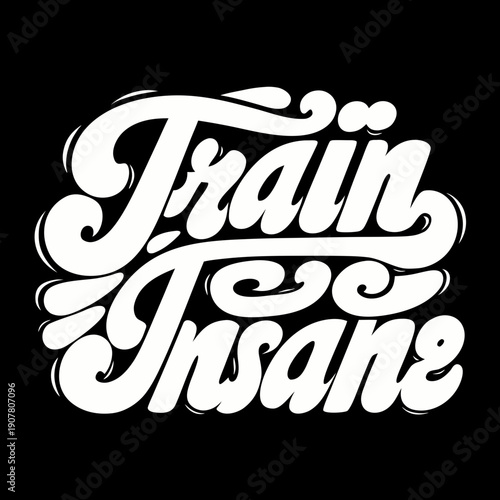 A motivational phrase on a black background