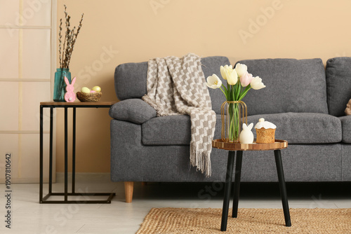 Interior of living room dec...