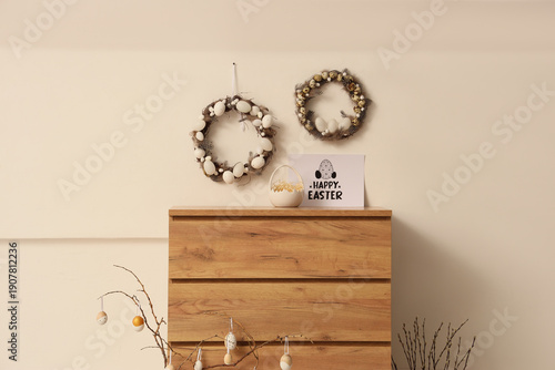 Chest of drawers with card ...