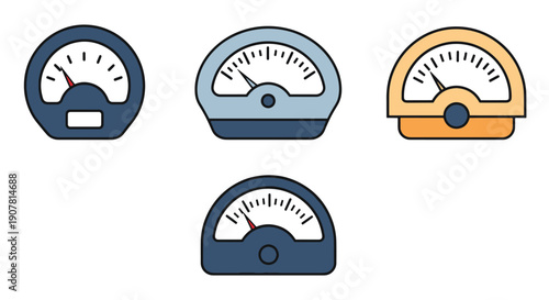 Meter Line art vibrant color