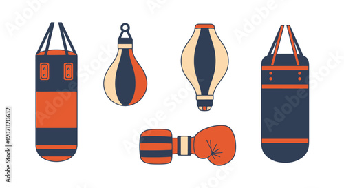 Punching Bag Line colorful design