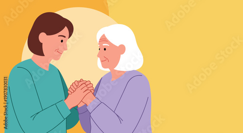 Supportive Conversation Between Two Women