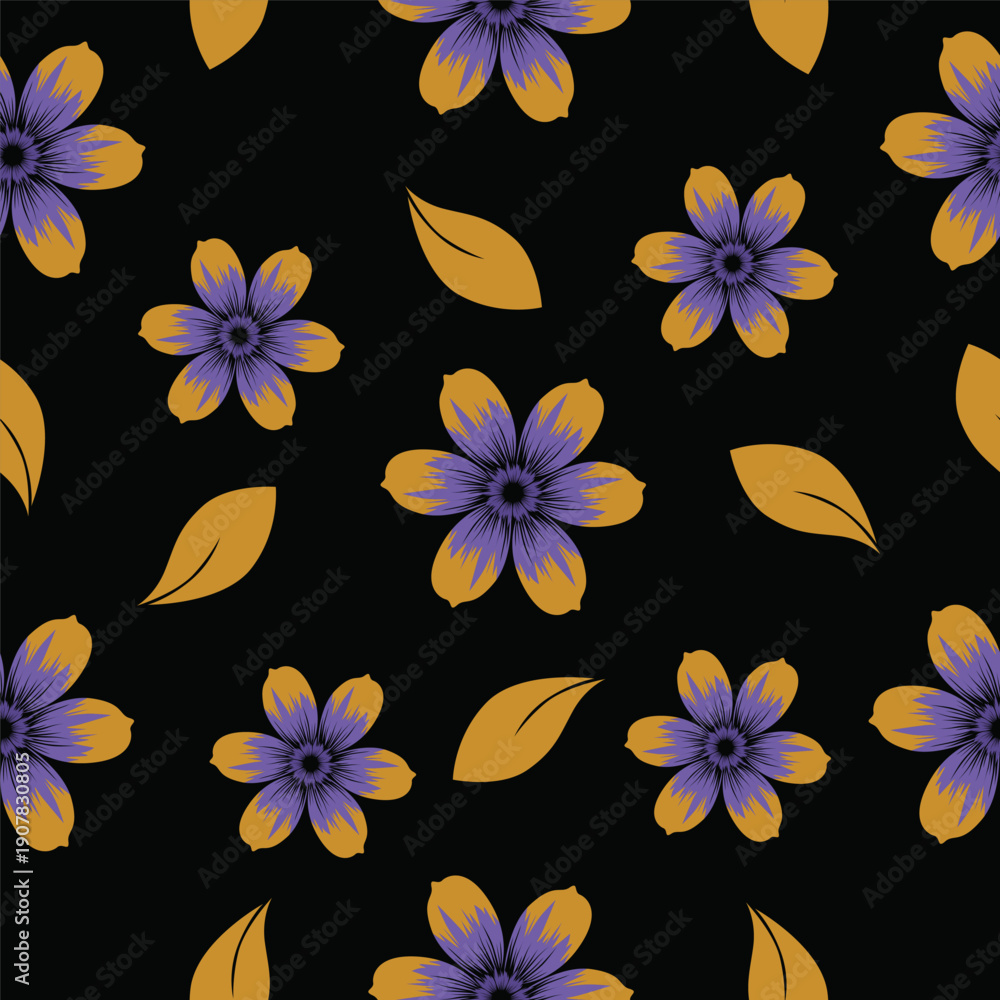 Fototapeta premium seamless floral pattern