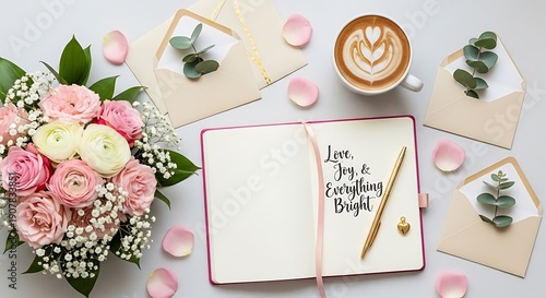 Wedding rings easter eggs and flowers arrangement