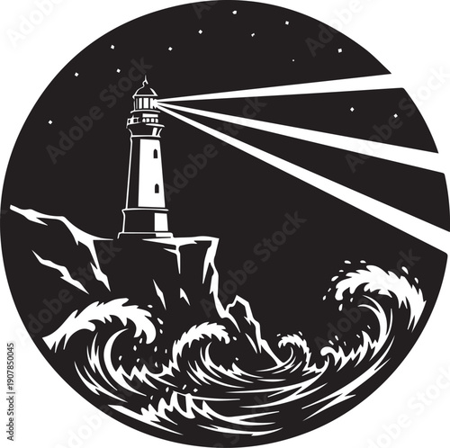 Black Background Solid Color Abstract Minimalist Design Element