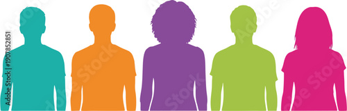 Abstract vector illustration of wine and water bottles on a silhouette-style background